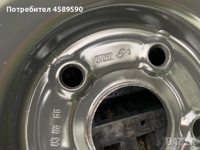 Резервна гума/Патерица 17цола 5x100 за Toyota Avensis,Prius,Urban Cruiser, снимка 7 - Гуми и джанти - 51809865