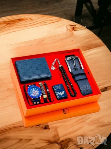 подаръчни комплекти louis vuitton calvin klein gucci hermes , снимка 2 - Подаръци за мъже - 51395281