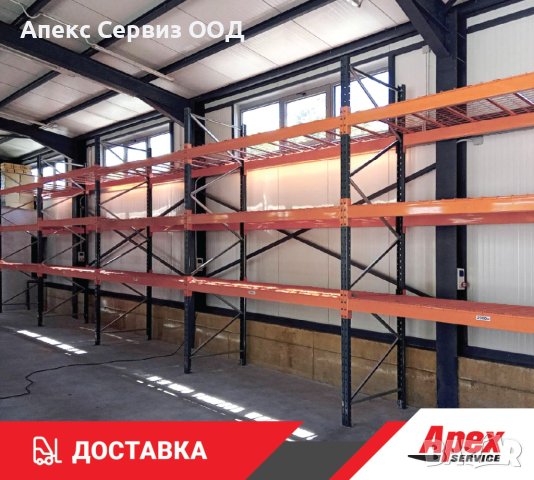 Палетни стелажи на ПРОМО цени! , снимка 5 - Стелажи и щандове - 42198389