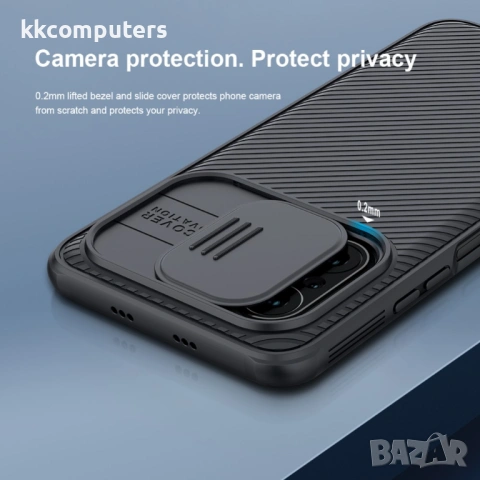 Xiaomi Poco F3 / Redmi K40 / K40 Pro / K40 Pro+ Mi 11i Удароустойчив NILLKIN CamShield Калъф и Проте, снимка 7 - Калъфи, кейсове - 53187552