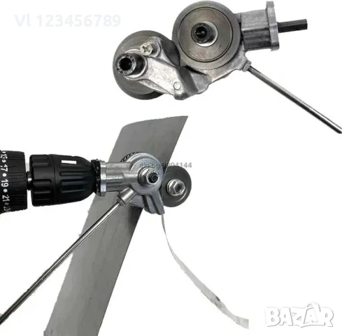 Приставка за рязане на метал/ламарина за винтоверт и бормашина, снимка 4 - Винтоверти - 50566603