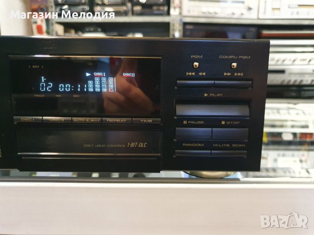 Двоен сд плеър / CD player Pioneer PD-Z74T  В отлично техническо и визуално състояние., снимка 6 - Декове - 44381715