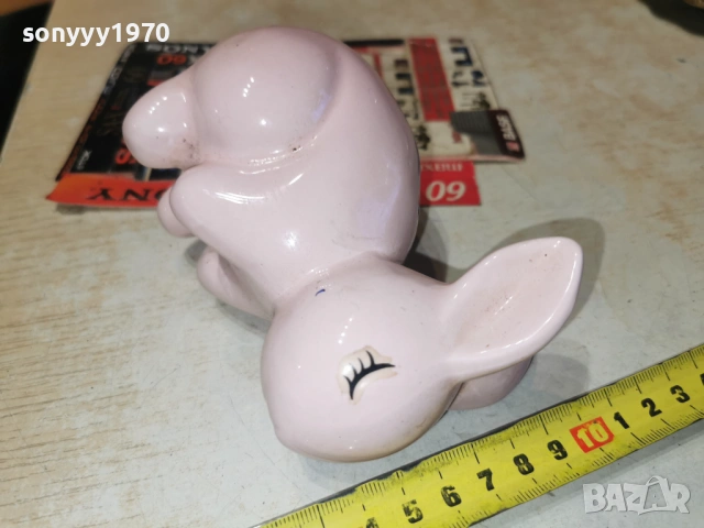 ПОРЦЕЛАНОВО ЗАЙЧЕ-КАСИЧКА 1101260734LCHERY, снимка 9 - Антикварни и старинни предмети - 53059515