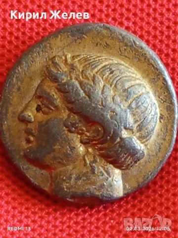 КОПИЕ РЕПЛИКА на монета град Аполония Понтика за КОЛЕКЦИЯ 53404, снимка 3 - Нумизматика и бонистика - 53677567