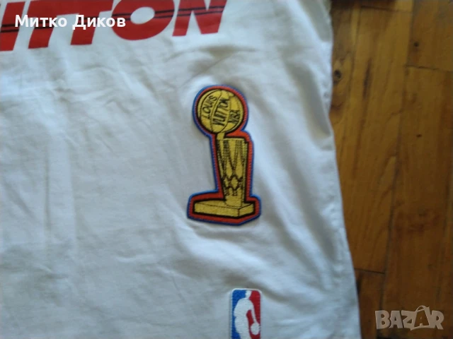 Луис Витон multi patch NBA Logo 2021 баскетбол памук размер Л бяла, снимка 3 - Тениски - 51007701