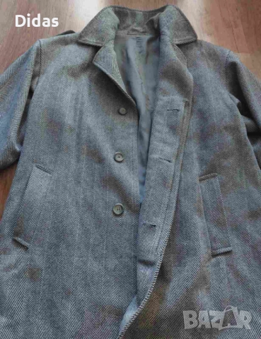 Топло мъжко палто - вълнено 100% Original