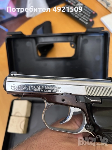 Продавам пистолет чз 83 9/18 със полигонална цев., снимка 5 - Бойно оръжие - 56237368