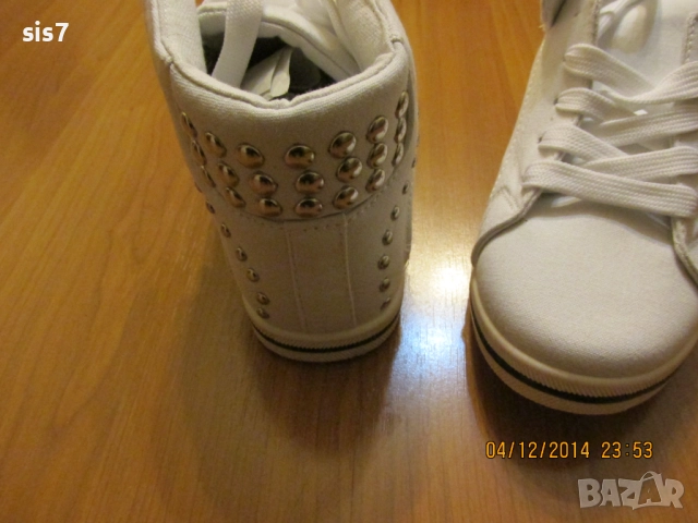 бели кецове номер 37, снимка 4 - Кецове - 51854655