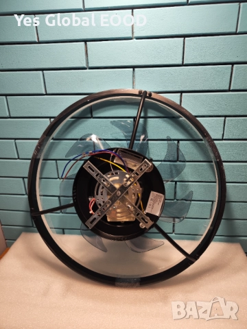 LES FLEURS таванен вентилатор с осветление и дистанционно 50 см, снимка 8 - Лампи за таван - 51935682