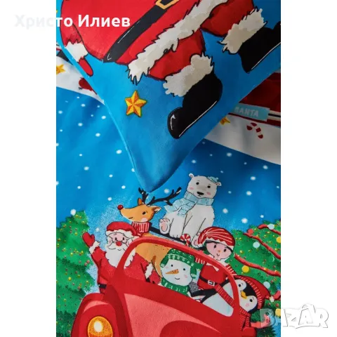 Детски коледен спален комплект, снимка 6 - Спално бельо и завивки - 47938090