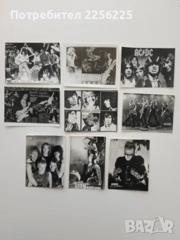 ЛОТ стари картички на метъл групи (лот 5)