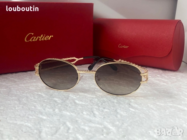 Cartier 2022 унисекс слънчеви очила елипса дамски мъжки, снимка 7 - Слънчеви и диоптрични очила - 36106871