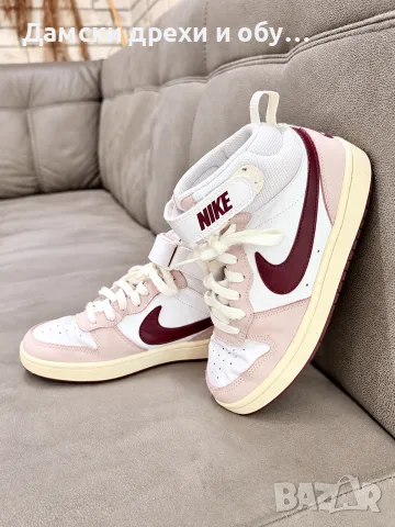 NIke кожени сникърси високи 
