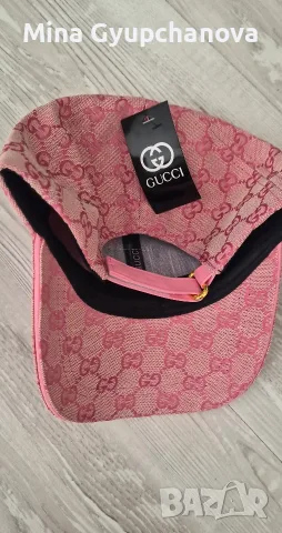 Розова шапка Gucci , снимка 3 - Шапки - 56164815