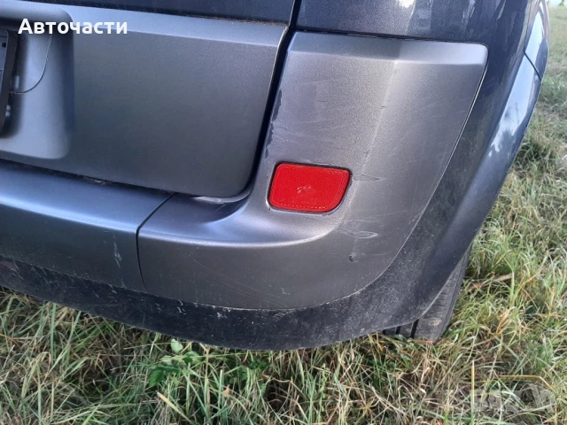 Тъмносива задна броня Рено Сценик 2 Renault Scenic 2 zadna bronq, снимка 4 - Части - 51271301