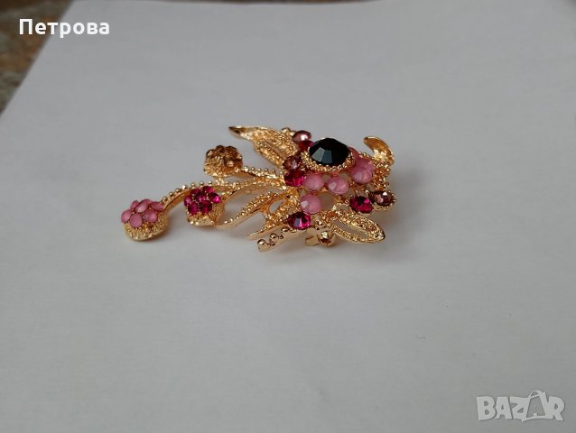 Брошка с камъни , снимка 4 - Други - 34129040