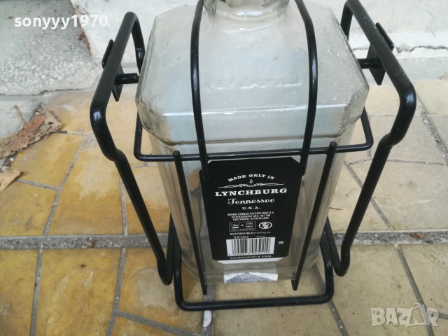 JACK DANIELS 3L-ГОЛЯМО ПРАЗНО ШИШЕ С МЕТАЛНА ЛЮЛКА 1611251811, снимка 11 - Колекции - 52433666