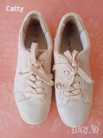 Дамски бледо розови маратонки , снимка 3 - Маратонки - 52266239