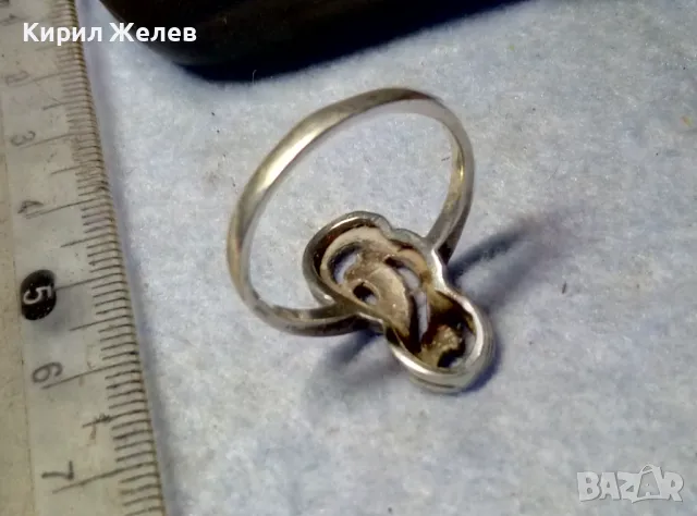 ПРЕКРАСЕН АЖУРЕН СКЪПОЦЕНЕН СРЕБЪРЕН ПРЪСТЕН СРЕБРО 925 ИНКРУСТИРАН с ИСКРЯЩИ МАРКАЗИТИ 48261, снимка 15 - Пръстени - 50061180