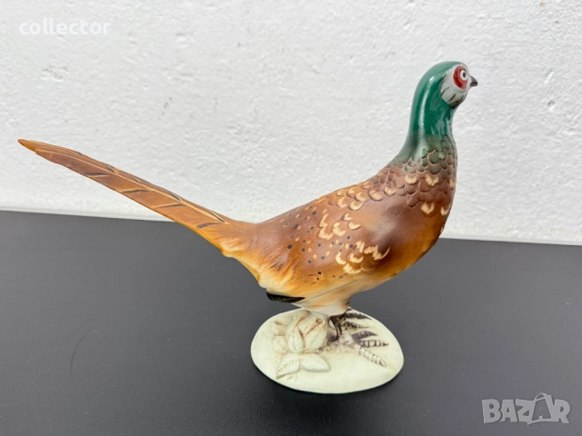 Порцеланов фазан на Royal Dux. №7492, снимка 6 - Колекции - 52062947