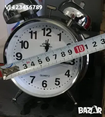 Будилник, кварцов, винтидж, снимка 6 - Други - 49747356
