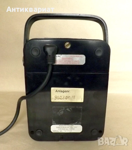 Американски мултиметър, мултицет - Simpson 360, снимка 5 - Други инструменти - 51756436