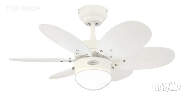 Таванен вентилатор с два комплекта перки 76 см WESTINGHOUSE TURBO II, снимка 2 - Вентилатори - 48483670