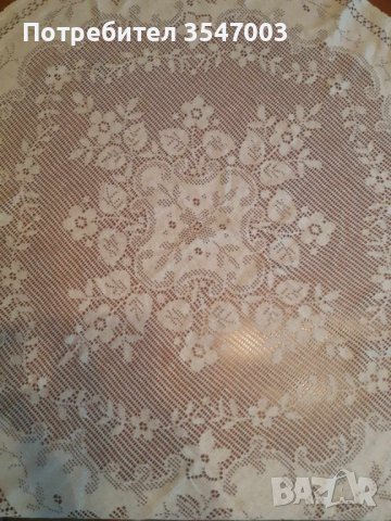 Бяло каре-покривка за маса, снимка 5 - Покривки за маси - 41495258