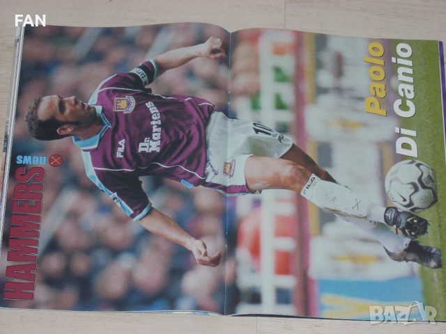 Уест Хям Юнайтед официални клубни списания "HAMMERS News" от 2000 до 2002 г., снимка 13 - Фен артикули - 36322597