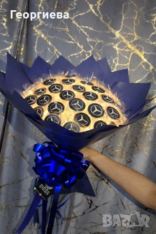 ПРОМОЦИЯ до края на февруари‼️💐✨️ Светещи, ръчно изработени букети "DESS"🦋✨️🎁, снимка 7 - Подаръци за жени - 47676632