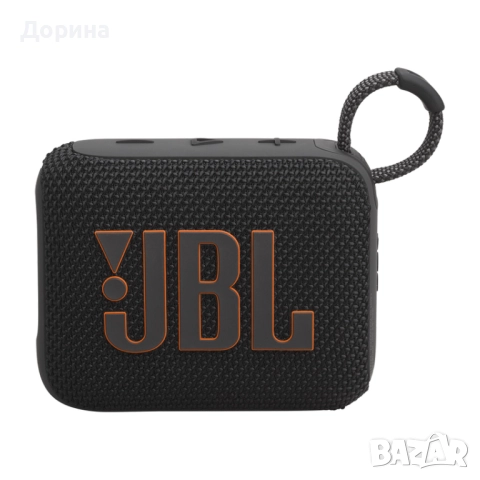Bluetooth колонка JBL GO 4 BLACK, батерия до 7 часа, черен