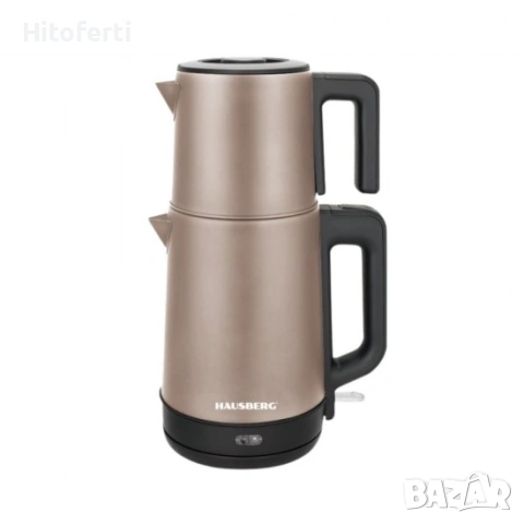 Електрически уред за турски чай HAUSBERG HB-3636, снимка 3 - Кани - 53611577