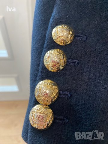 Палто Zara от вълна със златни копчета елегантно, снимка 4 - Палта, манта - 41581751