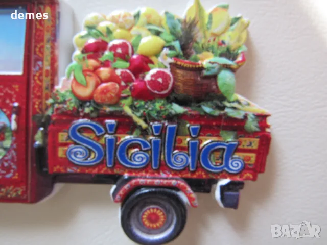 Магнит от Сицилия, Италия, снимка 5 - Колекции - 48005380