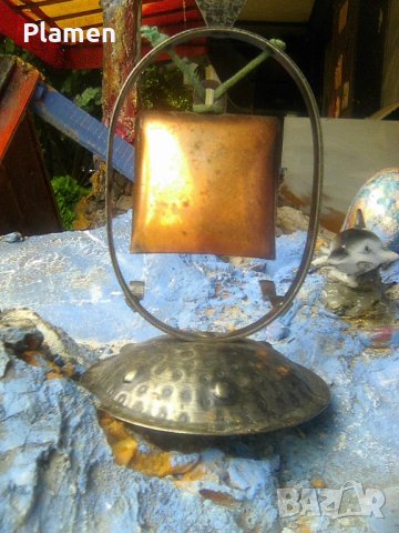 Медна  камбанка с ковано желязо