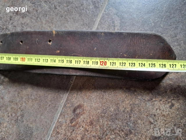 офицерски кожен колан с портупей 28/2, снимка 4 - Антикварни и старинни предмети - 51856077