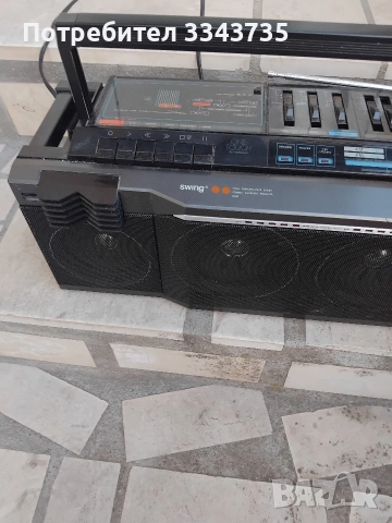 SWING STEREO CASSETTE RESEIVER(BUMBOCS), снимка 7 - Радиокасетофони, транзистори - 52643537