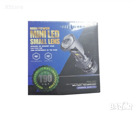 Супер ярки LED, мини крушки за автомобил, с вградена лупа, снимка 4 - Аксесоари и консумативи - 52457357