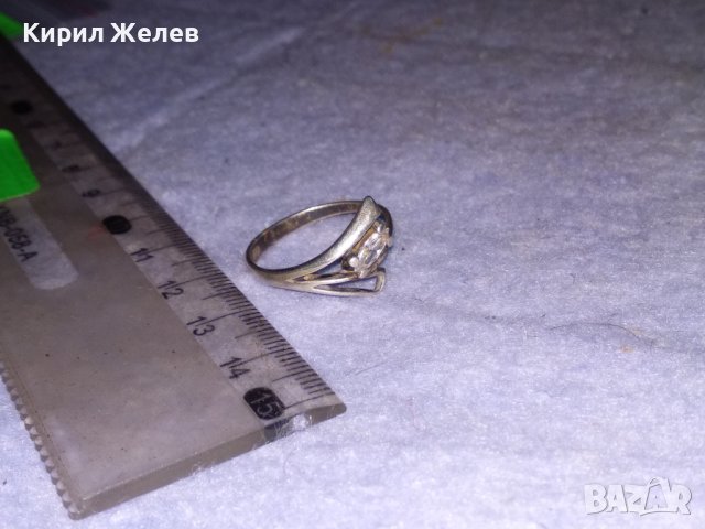 ПРЕКРАСЕН СКЪПОЦЕНЕН СРЕБЪРЕН ПРЪСТЕН СРЕБРО 925 с БЛЕСТЯЩ ЮВЕЛИРНО ФАСЕТИРАН ЦИРКОН 28581, снимка 14 - Пръстени - 41337153
