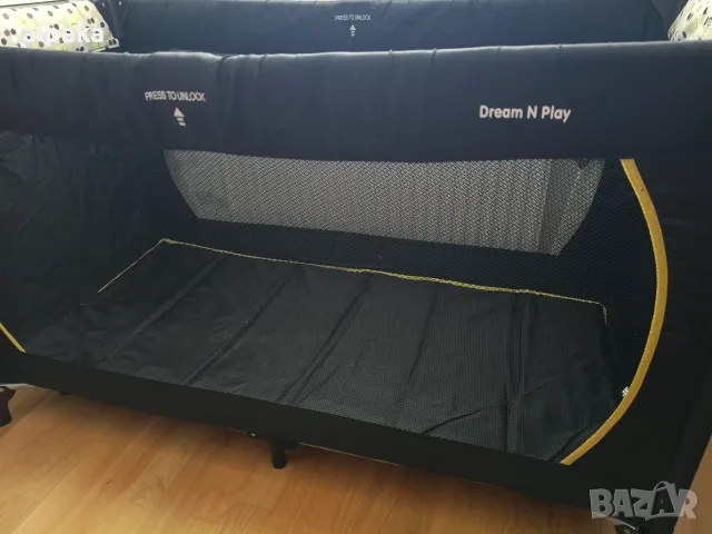ПОЧТИ НОВА Сгъваема бебешка кошара Hauck Dream N Play, снимка 4 - Кошарки - 56060116