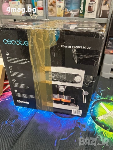 Cecotec Cumbia Power Espresso 20.  Налягане: 20 бара за постигане на богата пяна и максимален вкус. , снимка 2 - Кухненски роботи - 53748293