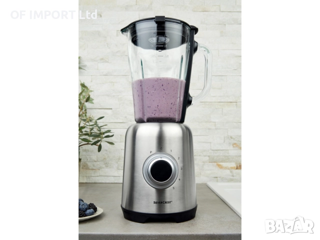 Блендер със Стъклена Кана SILVERCREST, снимка 8 - Блендери - 52114274