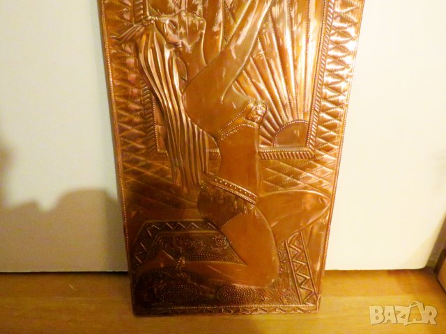 Огромно медно пано  с екзотична танцьорка - красота за вашия дом, офис, заведение еротика секс 18+, снимка 3 - Декорация за дома - 40052052