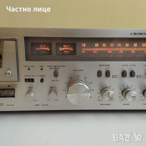 Crown, снимка 2 - Ресийвъри, усилватели, смесителни пултове - 52938782