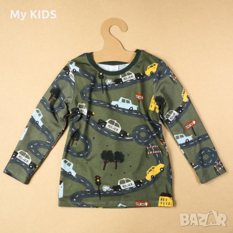 детска блуза/тениска Lindex на колички 12-18 86 18-24 92 2-3 98 3-4 104