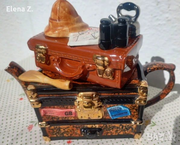 Разкошен винтидж чайник Африканско сафари , снимка 15 - Декорация за дома - 53807911