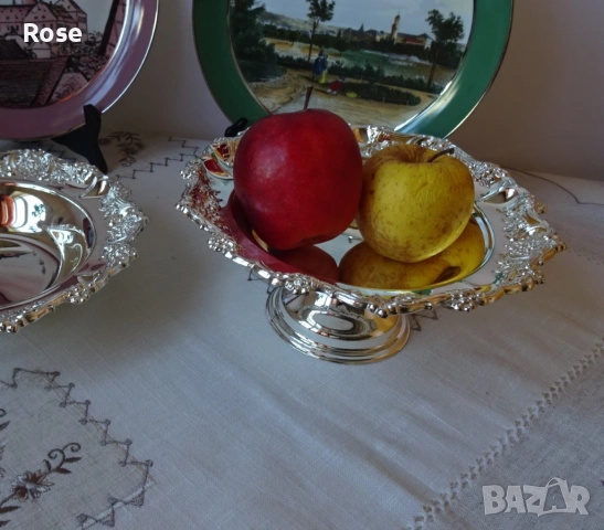 Винтидж Фруктиери / бисквитиери метални от WMF Germany/., снимка 4 - Аксесоари за кухня - 53841344