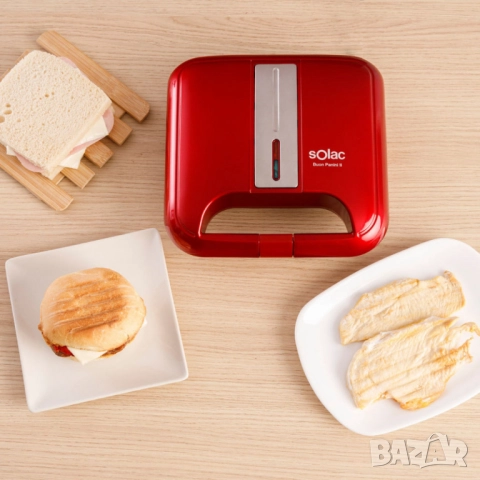 Уред за сандвичи Solac Buon Sandwich II / Buon Panini II, снимка 7 - Друга електроника - 51897325