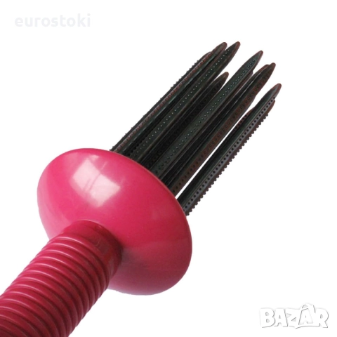 Гребен за къдрене с 17 зъба, за разкошни пухкави къдрици, идеални за фризьорски салон, снимка 2 - Аксесоари за коса - 52777031