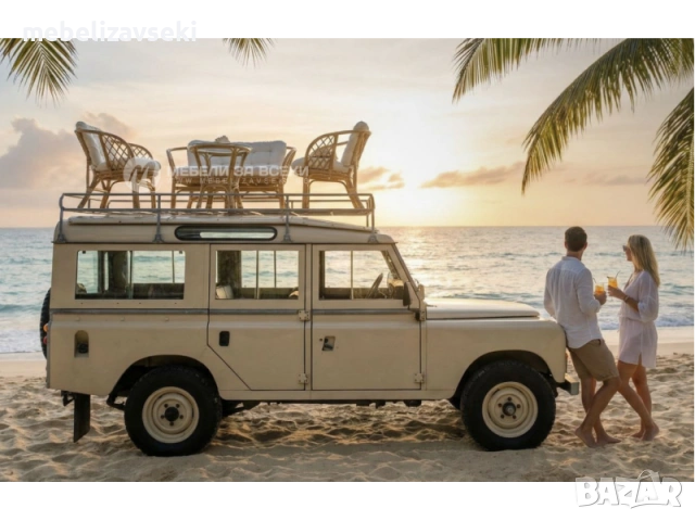 Нов! Ратанов комплект Бахама, снимка 5 - Градински мебели, декорация  - 53807158